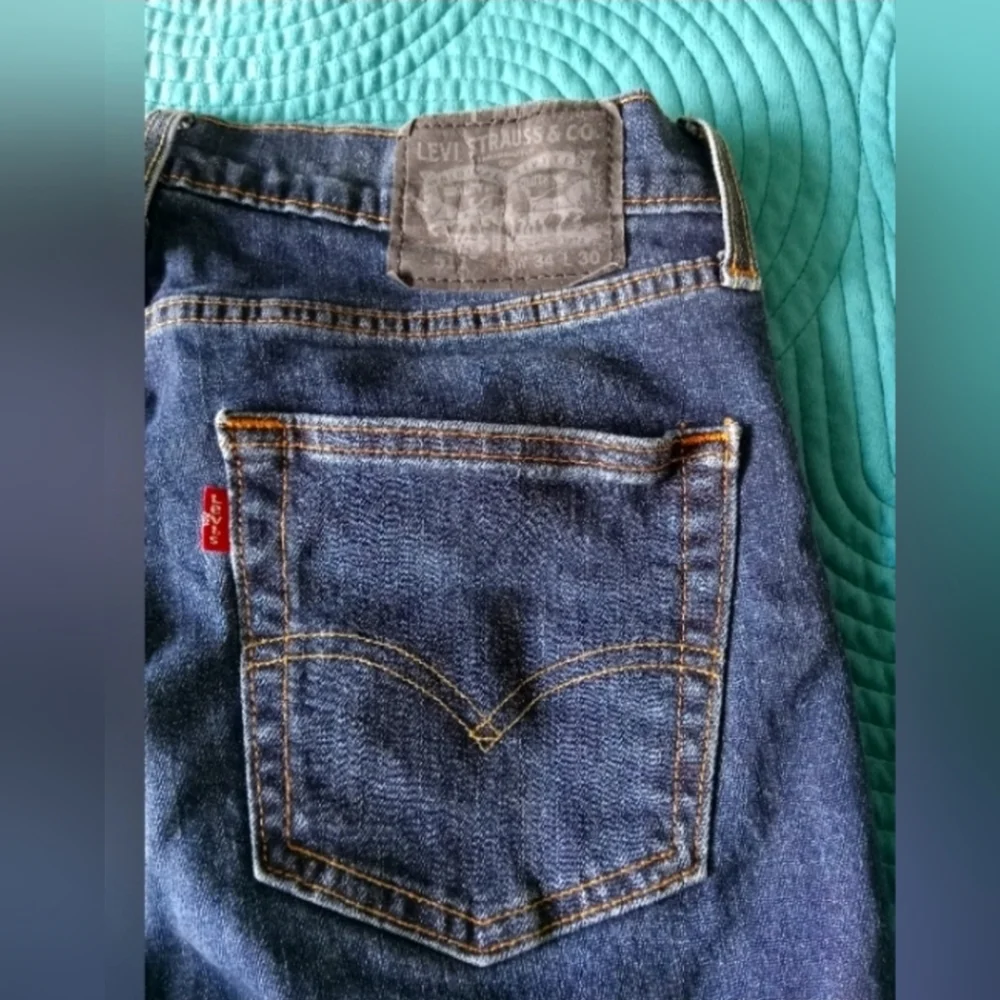 Levi’s 511 Dark Wash Denim Jeans 34W X 30L - Picture 3 of 3